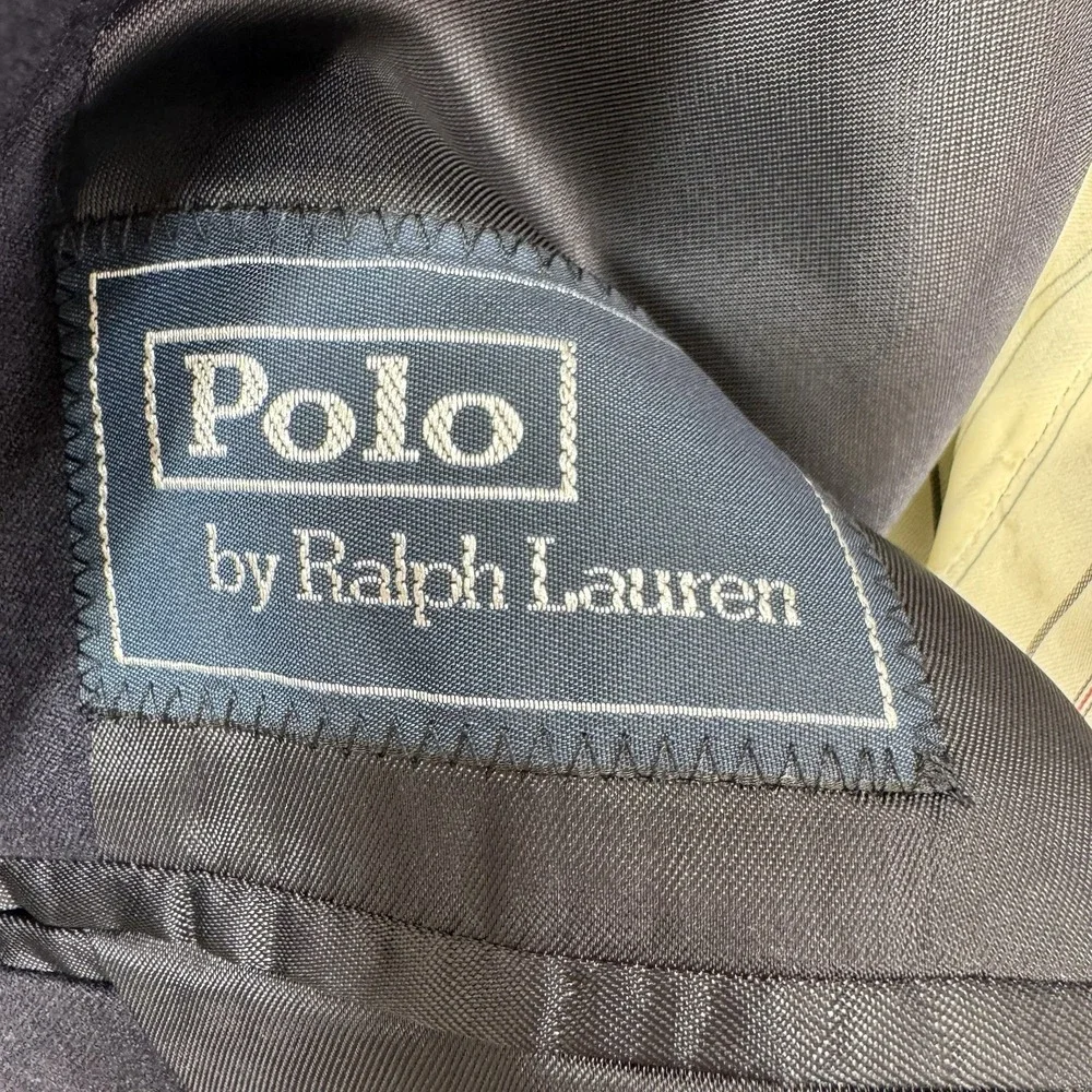 NEW Polo Ralph Lauren Wool Blazer Gold Buttons Italy Navy Youth Boys Sz 16 $325 - Picture 8 of 16
